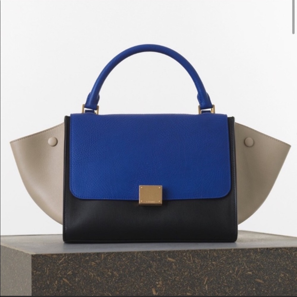 Celine Tri-color Trapeze Bag